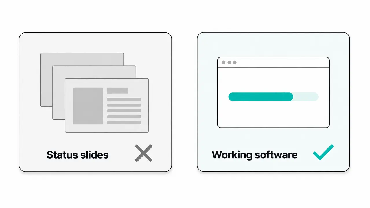 Delivery cadence that technical leaders can actually govern