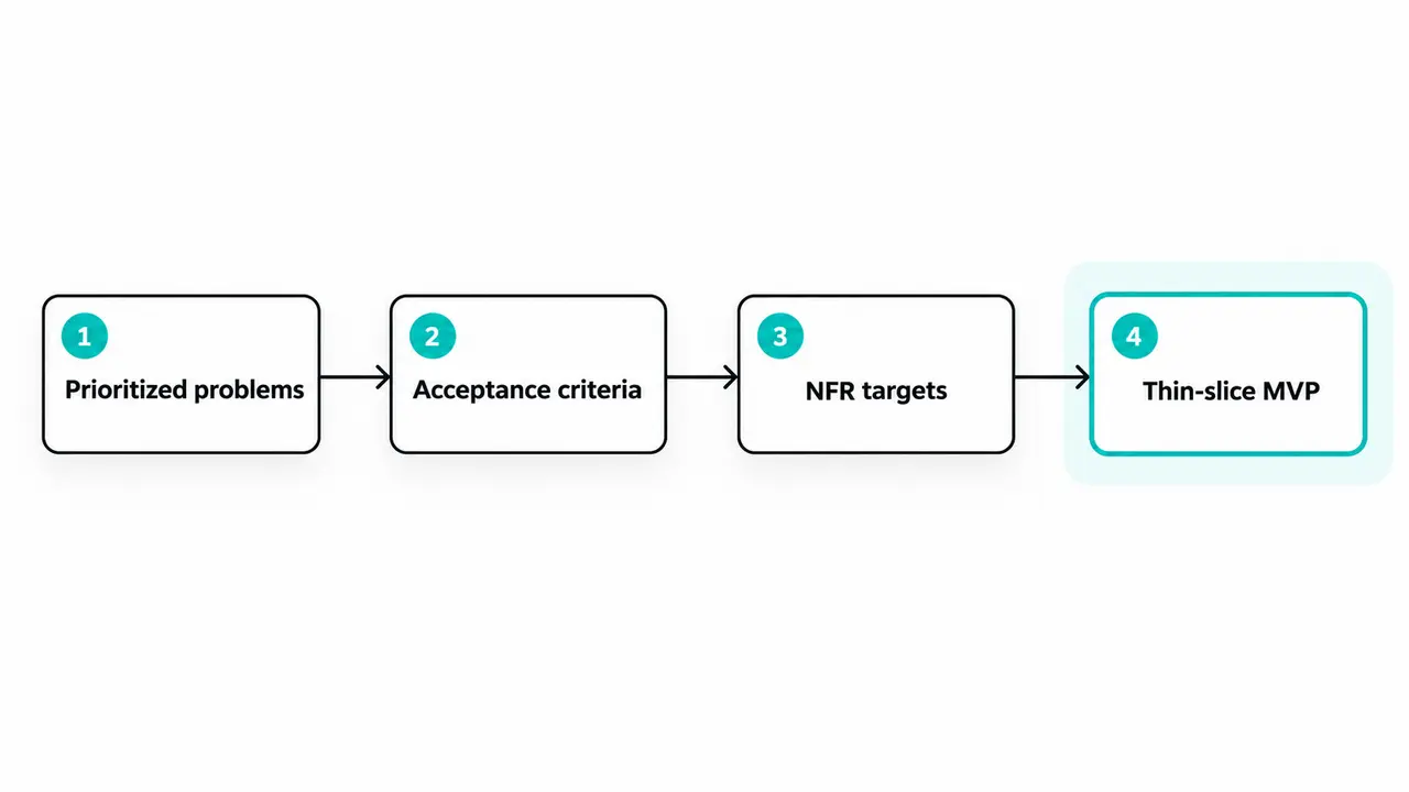 Discovery that produces buildable requirements