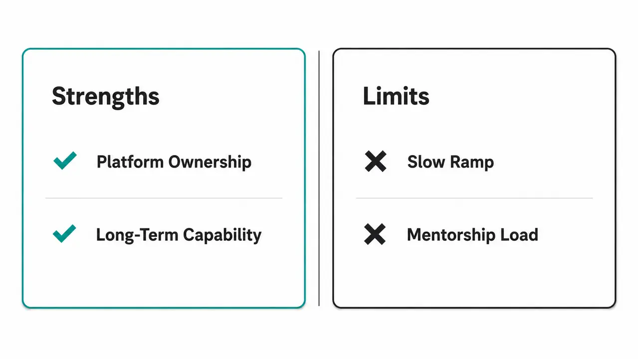 Hiring in-house and what it can and cannot fix
