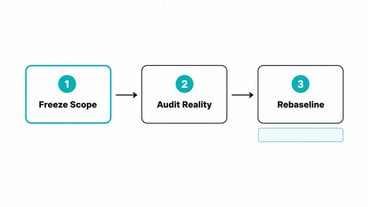 How to run a takeover when a project is already late