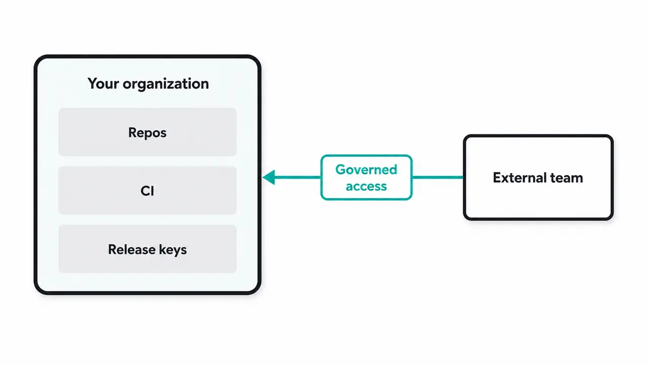IP, code ownership, and repo access rules that avoid lock in
