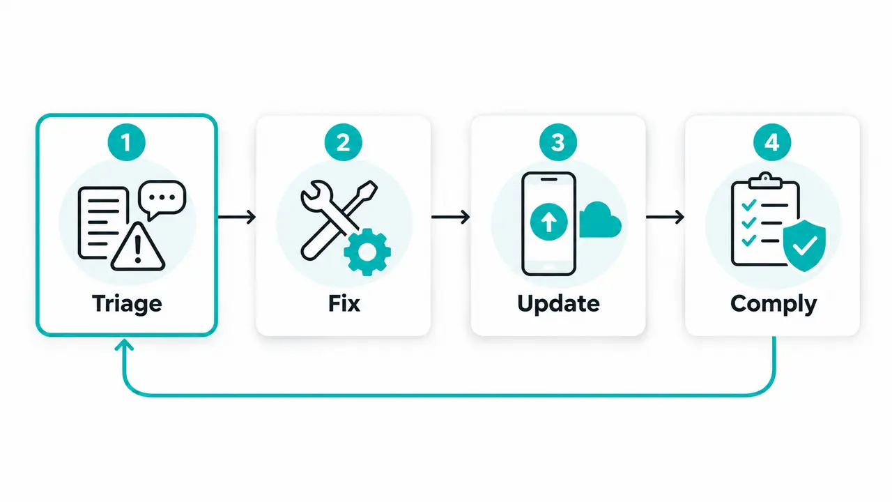 Post launch operations and app maintenance
