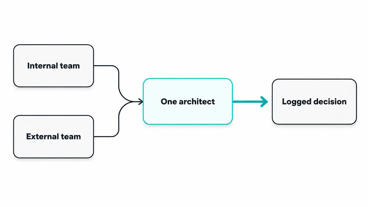 Architecture decisions without split brain