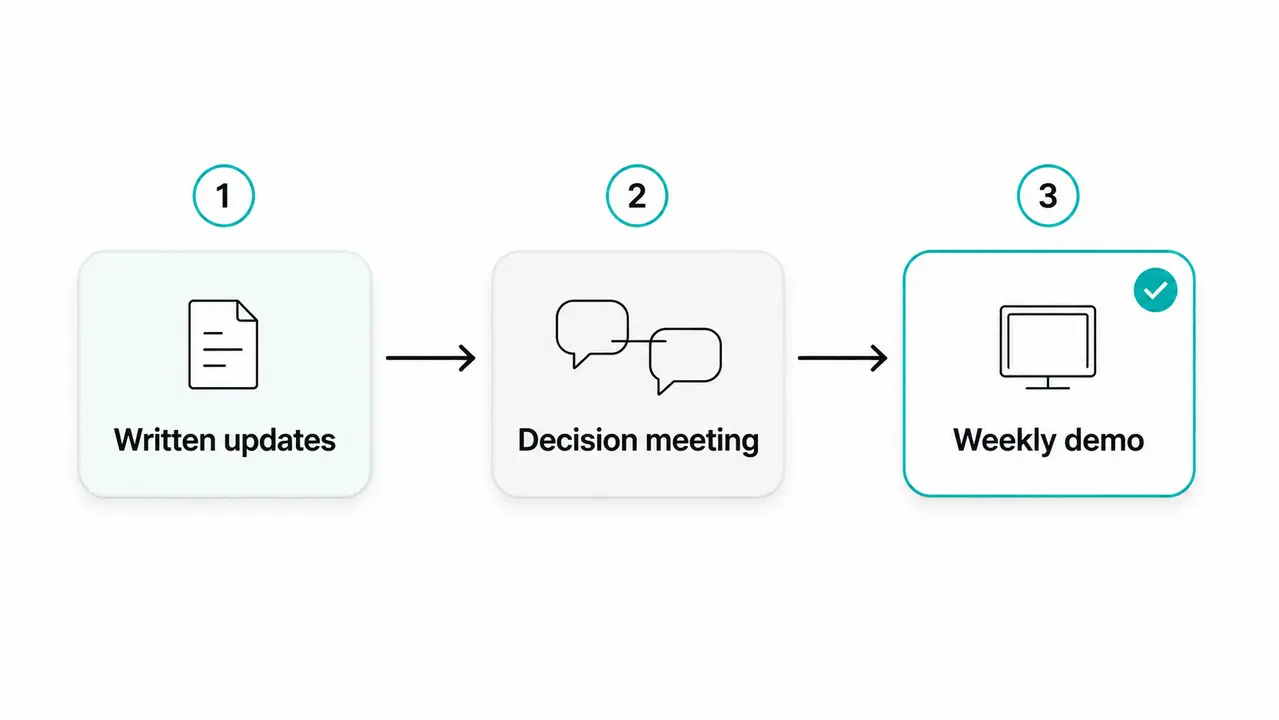 Communication norms decide whether the team feels like one company
