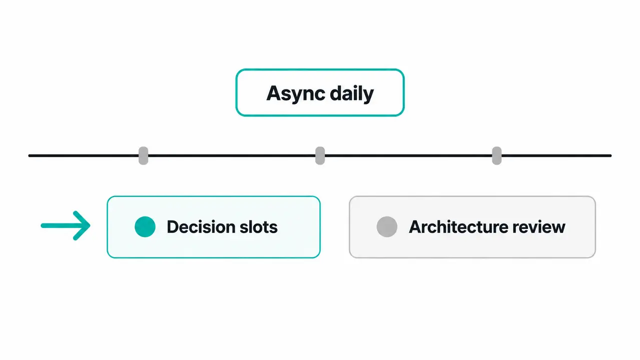 Communication patterns that keep distributed teams unblocked