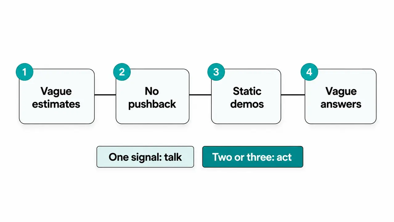Early warning signals you can read by sprint two