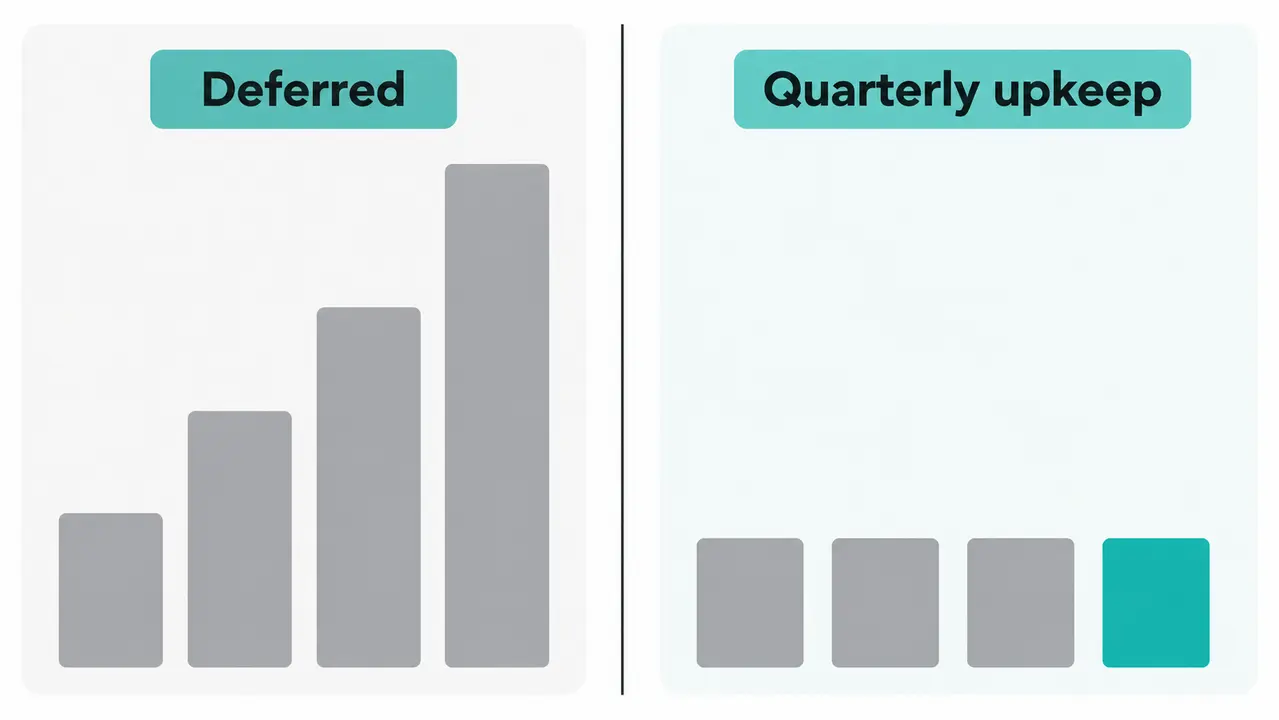 Maintenance work that keeps the product evolvable