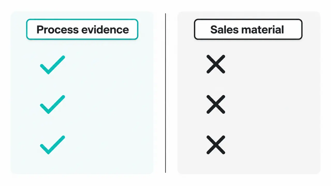 Predicting delivery quality through due diligence checklists