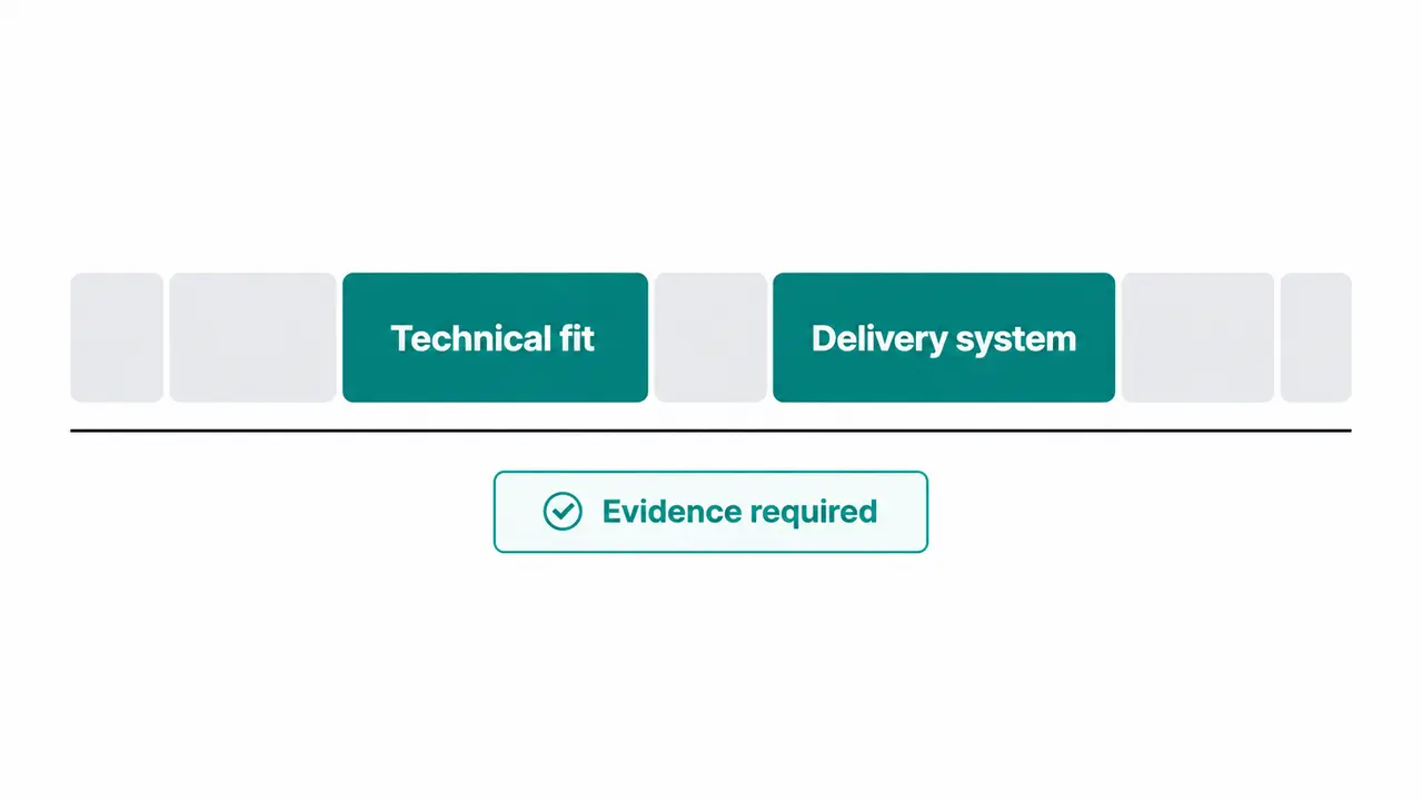 Scoring vendors with a decision matrix your team will trust