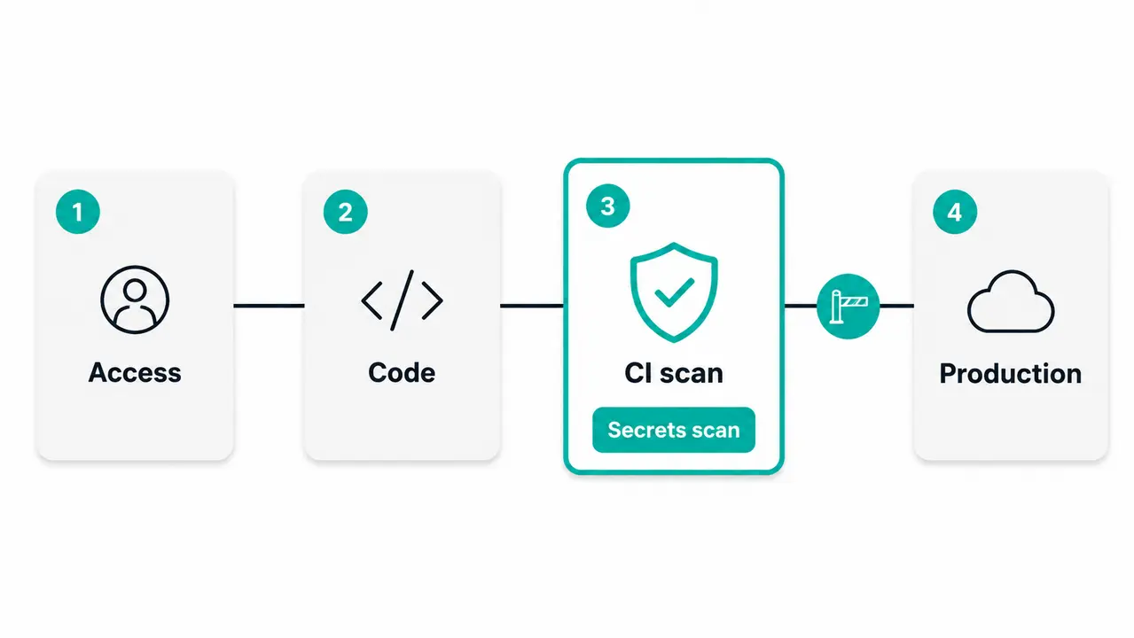 Security and IP hygiene belongs in the workflow