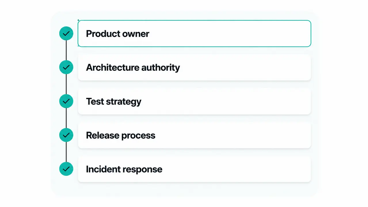 The decision checklist technical leaders actually use