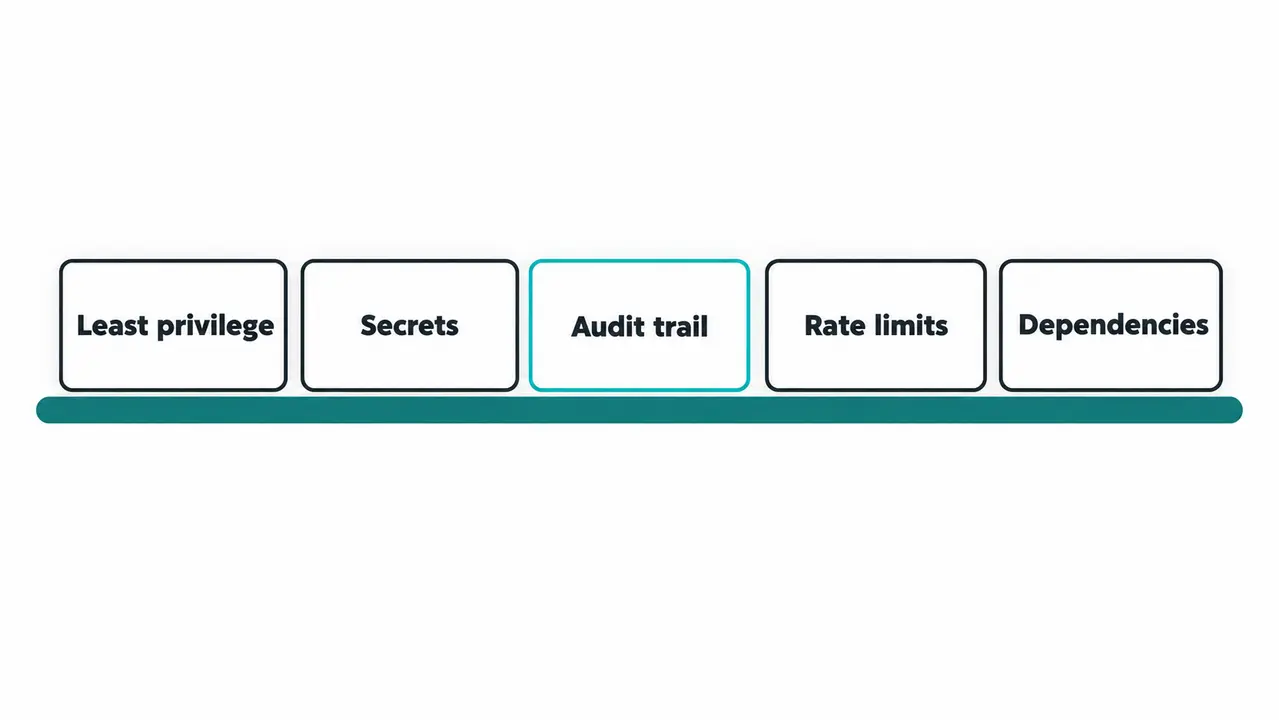 The security and access baseline that keeps MVPs shippable