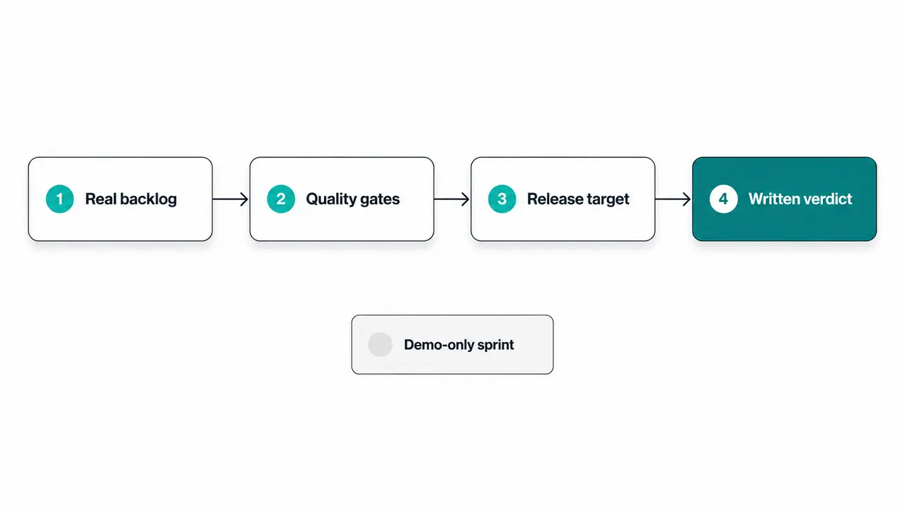 The trial sprint that reveals integration risk early