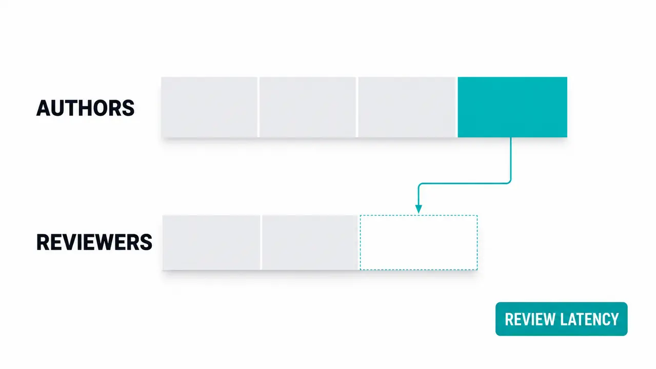 What a two-day review queue actually costs